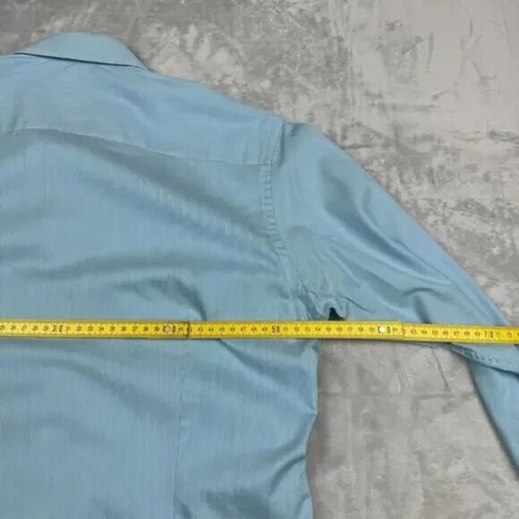 ETON Men’s Dress Shirt - Light Blue Micro-Stripe - Size 41/16, Contemporary Fit - Picture 11 of 11